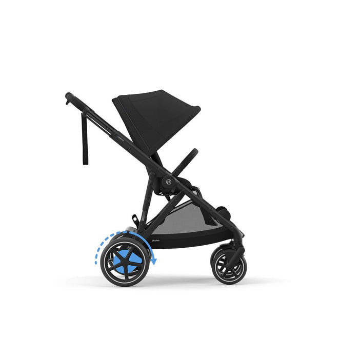 
    Carrinho De Bebê Cybex E-Gazelle S Moon Black (Black Frame) - Cybex Babytunes
  