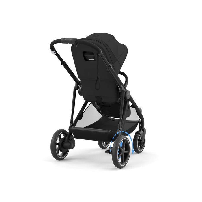 
    Carrinho De Bebê Cybex E-Gazelle S Moon Black (Black Frame) - Cybex Babytunes
  