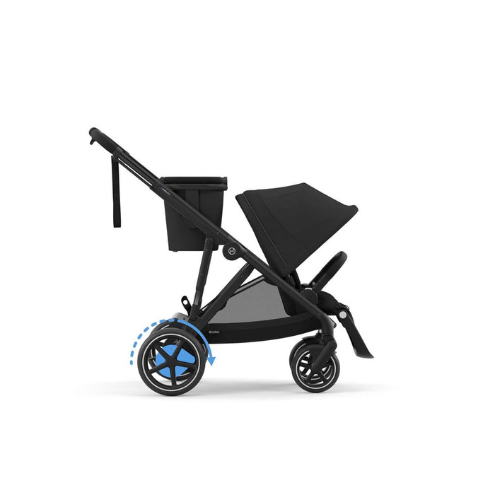 Carrinho De Bebê Cybex E-Gazelle S Moon Black (Black Frame)