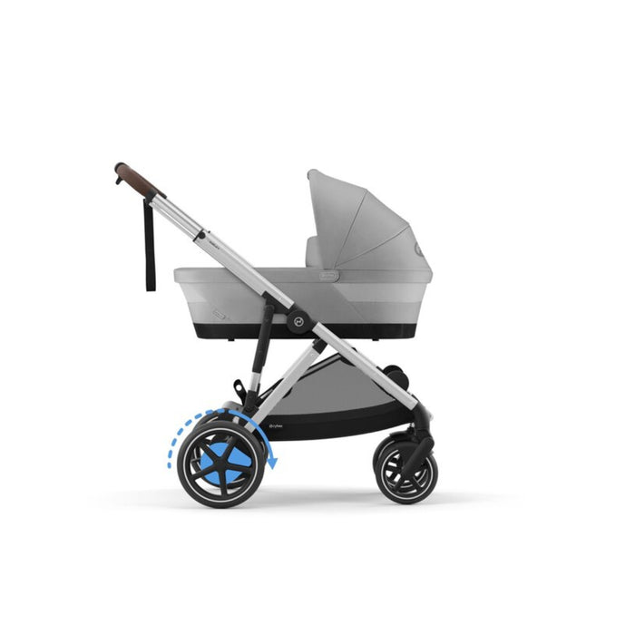 
    Carrinho De Bebê Cybex E-Gazelle S Stone Grey (Silver Frame)
  
