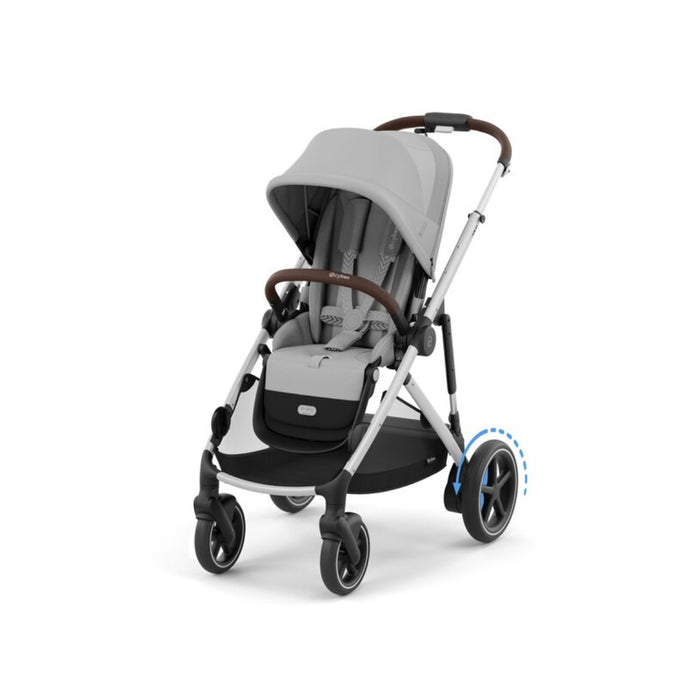 
    Carrinho De Bebê Cybex E-Gazelle S Stone Grey (Silver Frame)
  