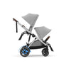 Carrinho De Bebê Cybex E-Gazelle S Stone Grey (Silver Frame)