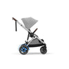 Carrinho De Bebê Cybex E-Gazelle S Stone Grey (Silver Frame)