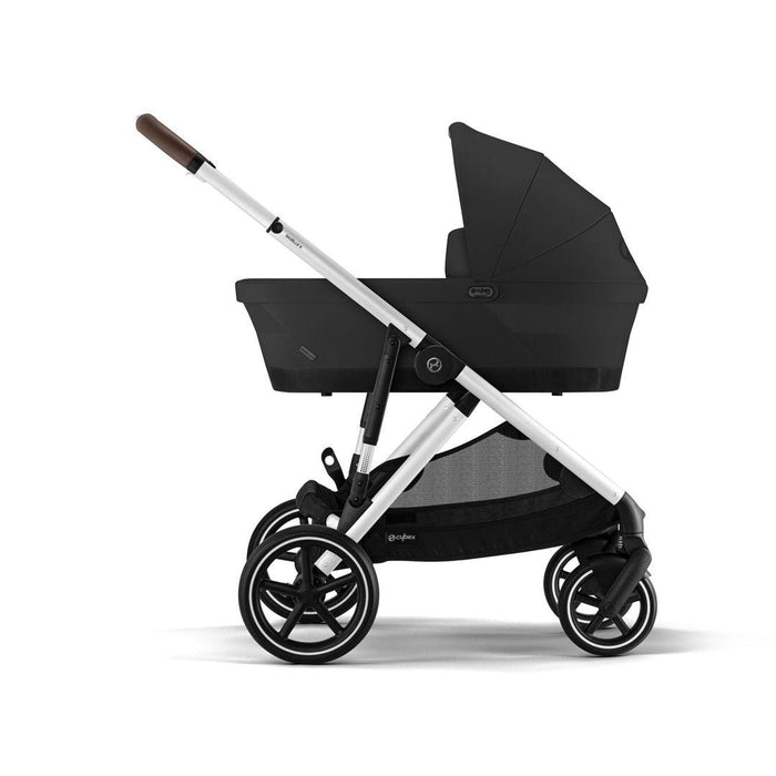 
    Carrinho De Bebê Cybex Gazelle S Moon Black (Silver Frame) - Cybex Babytunes
  