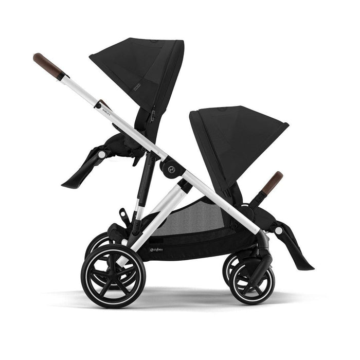 
    Carrinho De Bebê Cybex Gazelle S Moon Black (Silver Frame) - Cybex Babytunes
  