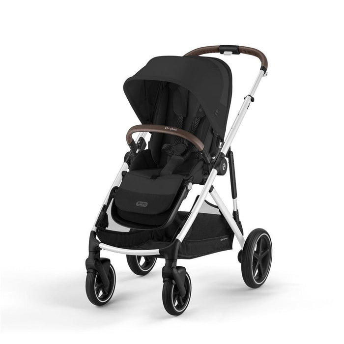 
    Carrinho De Bebê Cybex Gazelle S Moon Black (Silver Frame) - Cybex Babytunes
  