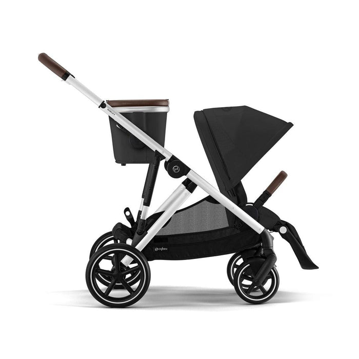 Carrinho De Bebê Cybex Gazelle S Moon Black (Silver Frame)