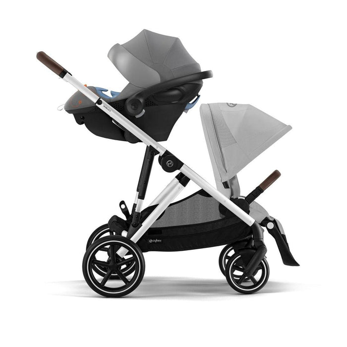 
    Carrinho De Bebê Cybex Gazelle S Lava Grey (Silver Frame) - Cybex Babytunes
  