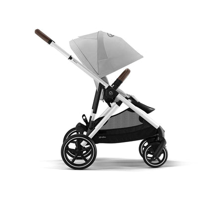 Carrinho De Bebê Cybex Gazelle S Lava Grey (Silver Frame) - Capota XXL UPF50+