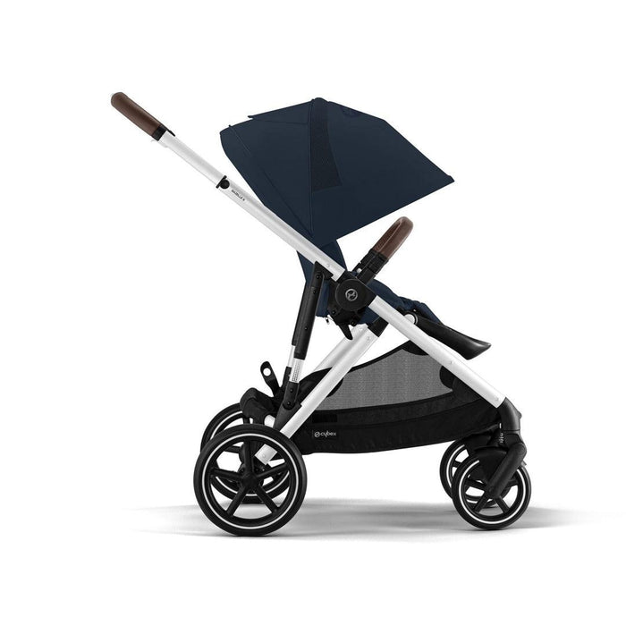 
    Carrinho De Bebê Cybex Gazelle S Ocean Blue (Silver Frame) - Cybex Babytunes
  