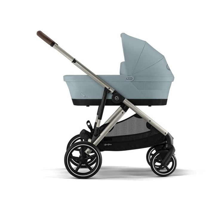 
    Carrinho De Bebê Cybex Gazelle S Sky Blue (Taupe Frame) - Cybex Babytunes
  