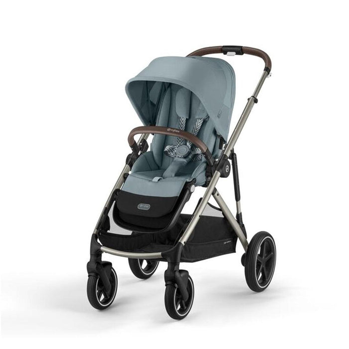 
    Carrinho De Bebê Cybex Gazelle S Sky Blue (Taupe Frame) - Cybex Babytunes
  