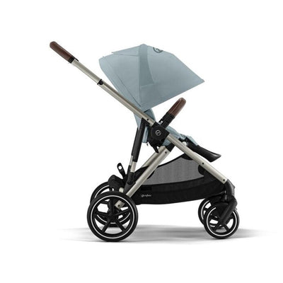 Carrinho De Bebê Cybex Gazelle S Sky Blue (Taupe Frame) - Capota XXL UPF50+