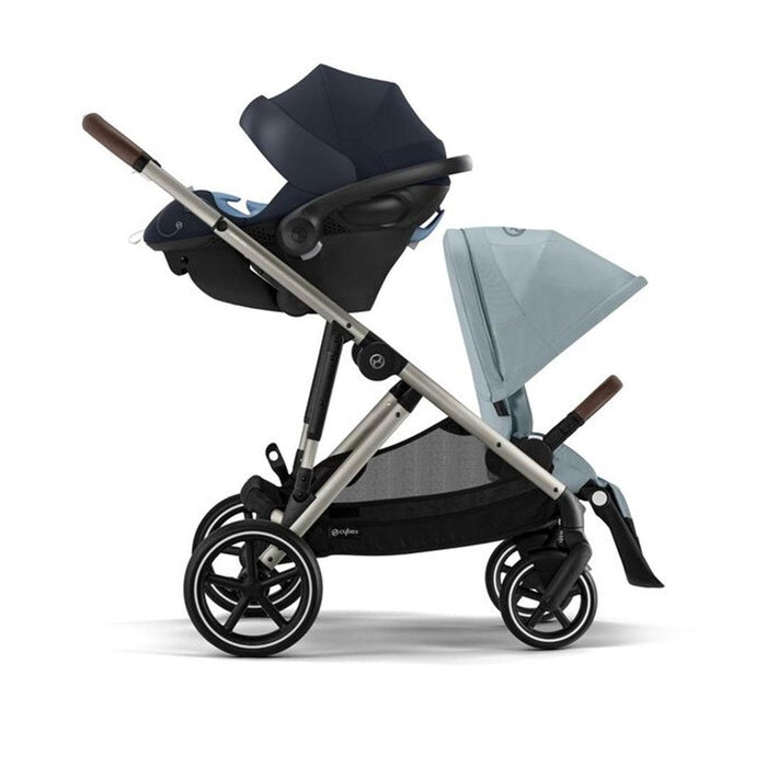 
    Carrinho De Bebê Cybex Gazelle S Sky Blue (Taupe Frame) - Cybex Babytunes
  