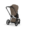 Carrinho De Bebê Cybex Priam Comfort Collection Matte Black / Coconut Brown