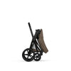 Carrinho De Bebê Cybex Priam Comfort Collection Matte Black / Coconut Brown