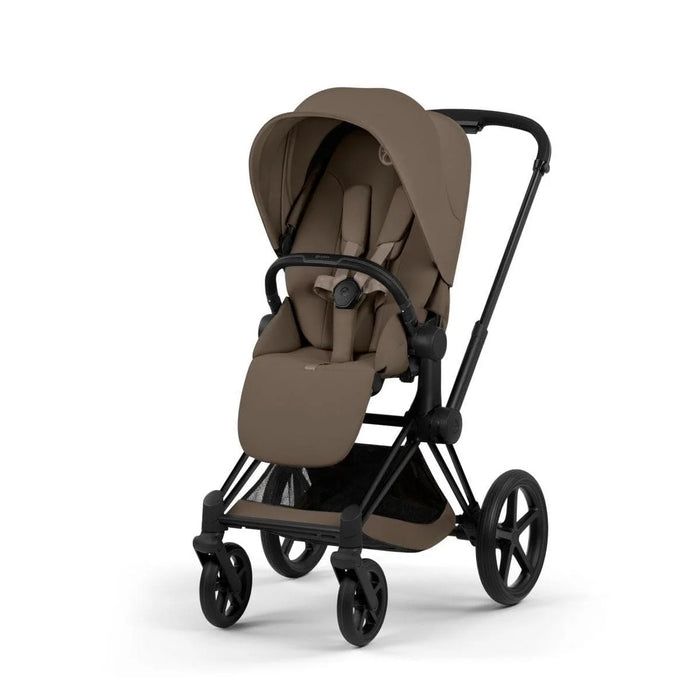 Carrinho De Bebê Cybex Priam Comfort Collection Matte Black / Coconut Brown