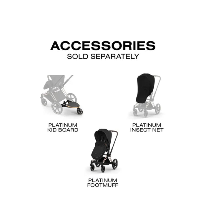 
    Carrinho De Bebê Cybex Priam Comfort Collection Matte Black / Cozy Beige
  
