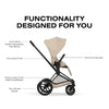 Carrinho De Bebê Cybex Priam 2026 Lux Matte Black / Cozy Beige