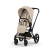 Carrinho De Bebê Cybex Priam 2026 Lux Matte Black / Cozy Beige