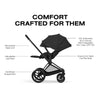 Carrinho De Bebê Cybex Priam 2026 Lux Matte Black / Sepia Black