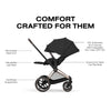 Carrinho De Bebê Cybex Priam 2026 Lux Rose Gold / Sepia Black