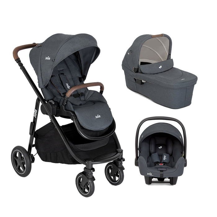 Carrinho De Bebê Joie Combo Versatrax E Chumbo Moonligh