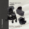 Carrinho De Bebê Joie Combo Versatrax E Preto Pavement
