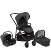 Carrinho De Bebê Joie Combo Versatrax E Preto Pavement