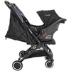 Carrinho De Bebê Kiddo Sprint II com Bebê Conforto Casulo Click Melange Grafite