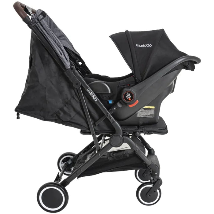 
    Carrinho De Bebê Kiddo Sprint II com Bebê Conforto Casulo Click Melange Grafite
  
