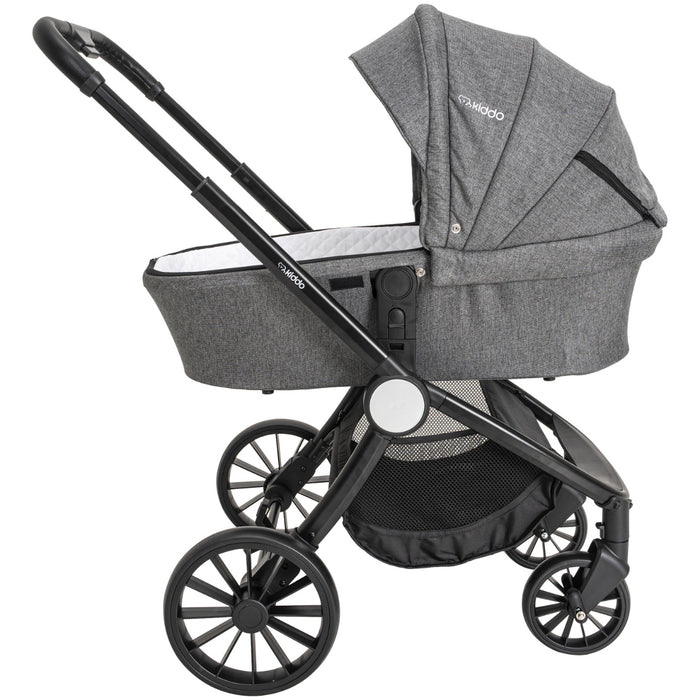 
    Carrinho De Bebê Kiddo Sunny 3 em 1 Melange Grafite - Kiddo Babytunes
  