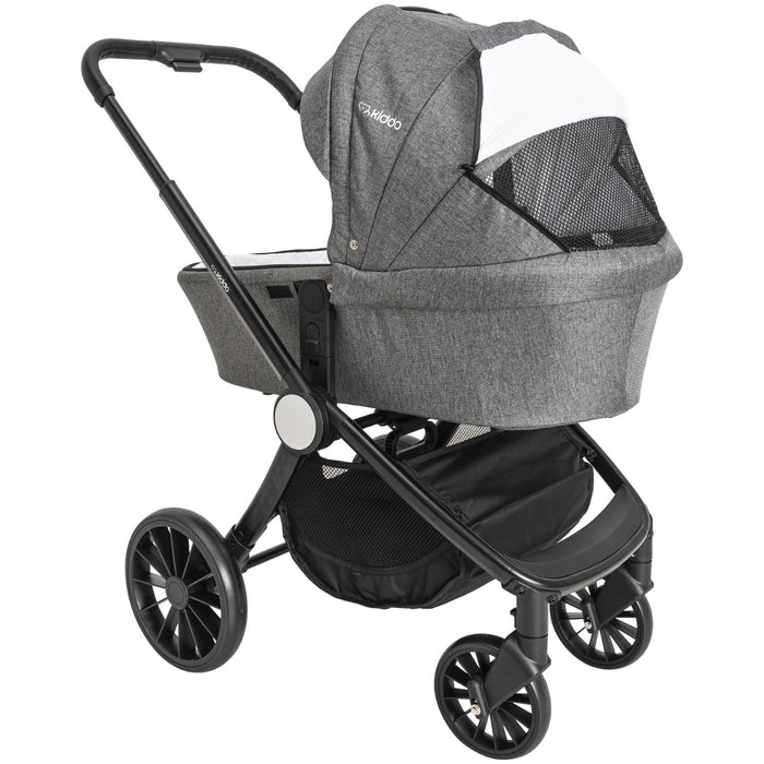 
    Carrinho De Bebê Kiddo Sunny 3 em 1 Melange Grafite - Kiddo Babytunes
  