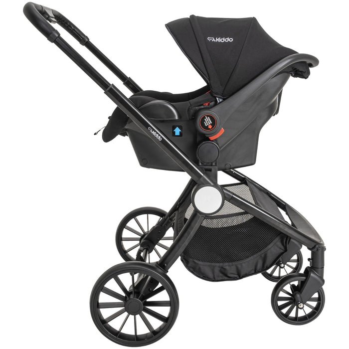 
    Carrinho De Bebê Kiddo Sunny 3 em 1 Melange Grafite - Kiddo Babytunes
  