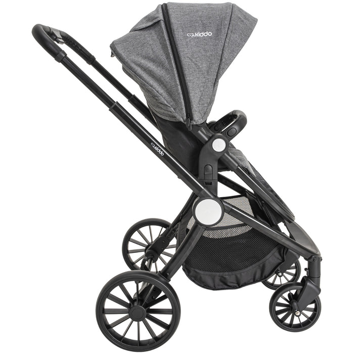 
    Carrinho De Bebê Kiddo Sunny 3 em 1 Melange Grafite - Kiddo Babytunes
  