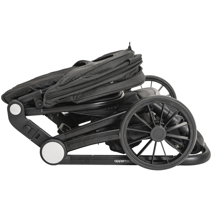 
    Carrinho De Bebê Kiddo Sunny 3 em 1 Melange Preto - Kiddo Babytunes
  