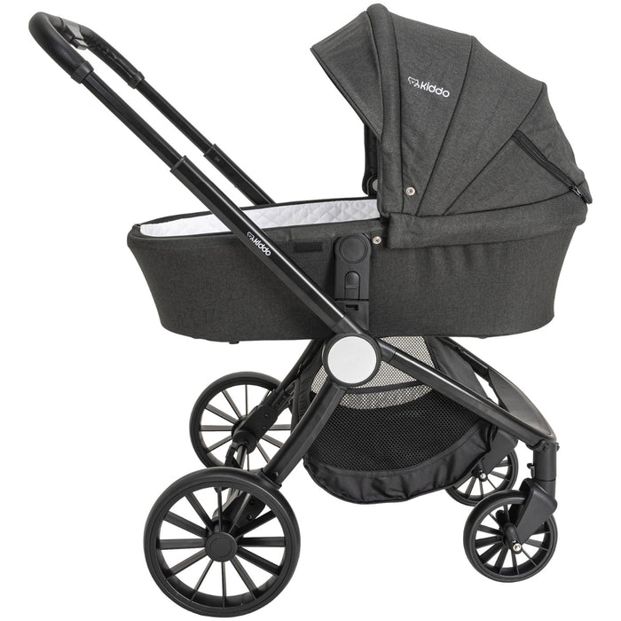 
    Carrinho De Bebê Kiddo Sunny 3 em 1 Melange Preto - Kiddo Babytunes
  