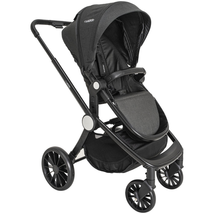 Carrinho De Bebê Kiddo Sunny 3 em 1 Melange Preto