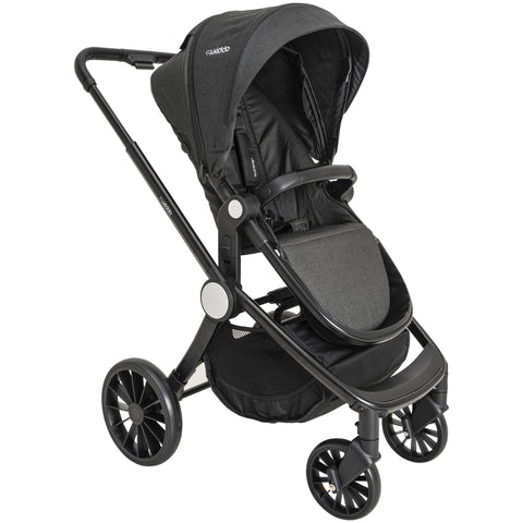 Carrinho De Bebê Kiddo Sunny 3 em 1 Melange Preto