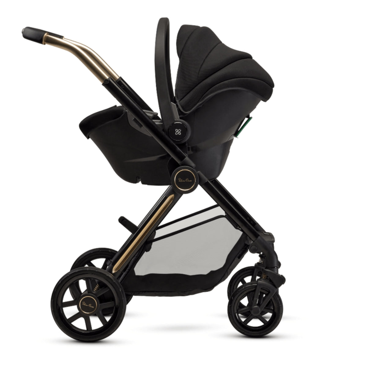 Carrinho De Bebê + Moisés Silver Cross Reef 2 Espresso Europeu - BR