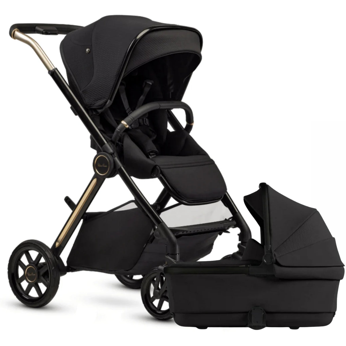 Carrinho De Bebê + Moisés Silver Cross Reef 2 Espresso Europeu - BR