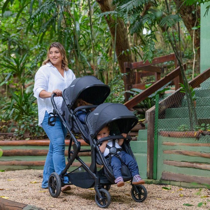 
    Carrinho De Bebê Para Gêmeos Kiddo Pair Melange Grafite - Kiddo Babytunes
  