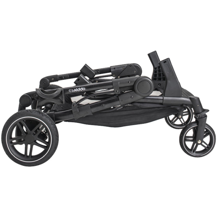 
    Carrinho De Bebê Para Gêmeos Kiddo Pair Melange Grafite - Kiddo Babytunes
  