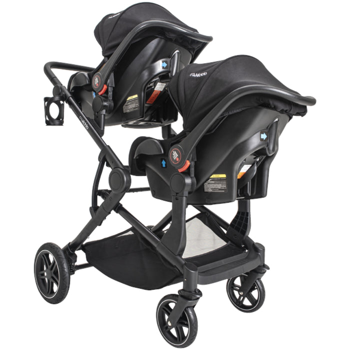 
    Carrinho De Bebê Para Gêmeos Kiddo Pair Melange Grafite - Kiddo Babytunes
  