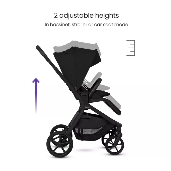
    Carrinho De Bebê Silver Cross Breez Onyx
  