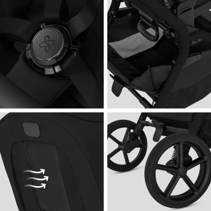 
    Carrinho De Bebê Silver Cross Breez Onyx
  