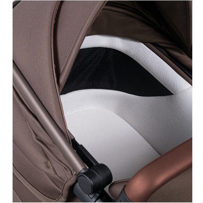 Carrinho Silver Cross Wave 3 Completo Assento + Moisés + Assento Tandem - Caramelo - Máximo conforto e Segurança