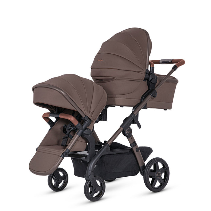 
    Carrinho Silver Cross Wave 3 Completo Assento + Moisés + Assento Tandem - Caramelo - Silver Cross Babytunes
  