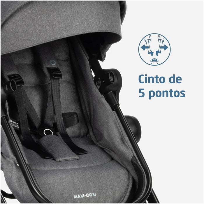 
    Carrinho Travel System Maxi-Cosi Anna³ Trio Select Grey - Maxi-Cosi Babytunes
  