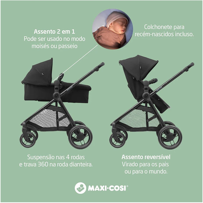 
    Carrinho Travel System Maxi-Cosi Anna³ Trio Select Grey - Maxi-Cosi Babytunes
  